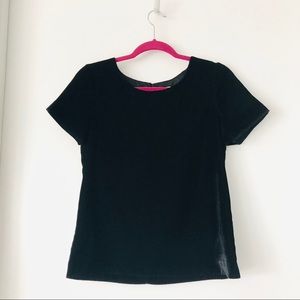 J.crew velvet T-shirt